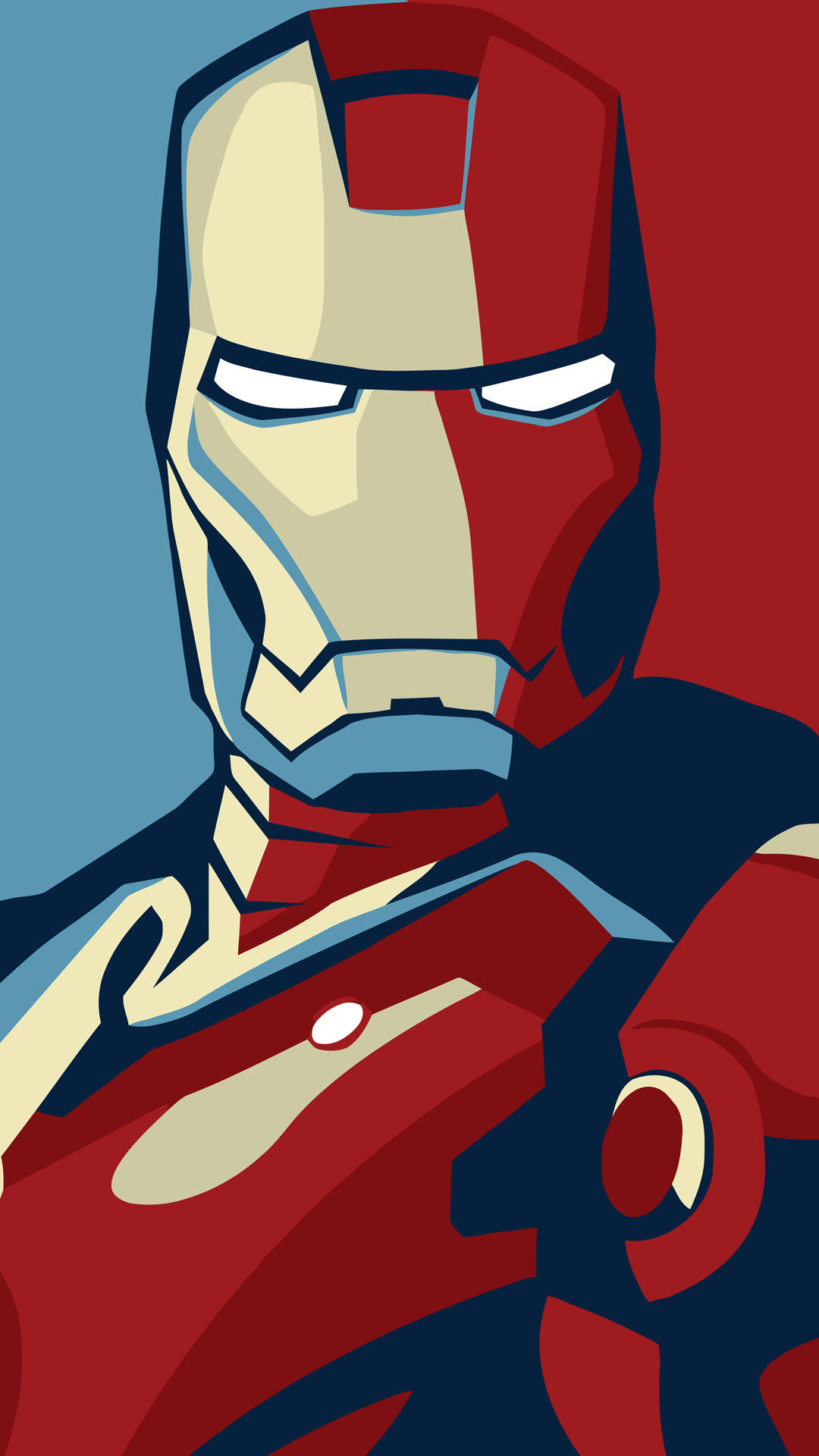 Iron Man, helmet, red, Full HD Phone Wallpaper