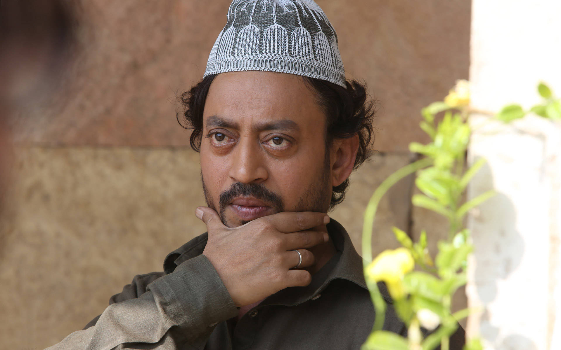 Irrfan Khan, D-Day, patterned cap, Full HD Desktop Wallpaper
