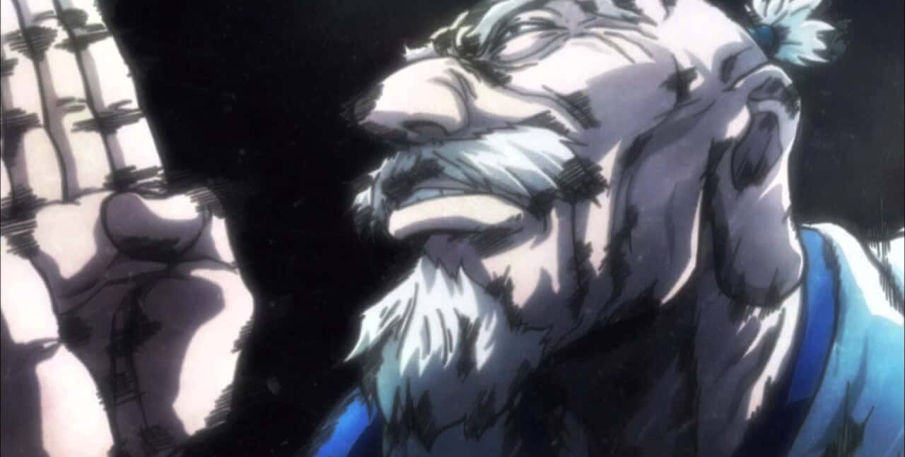 Isaac Netero, white beard, intense expression, HD Desktop Wallpaper