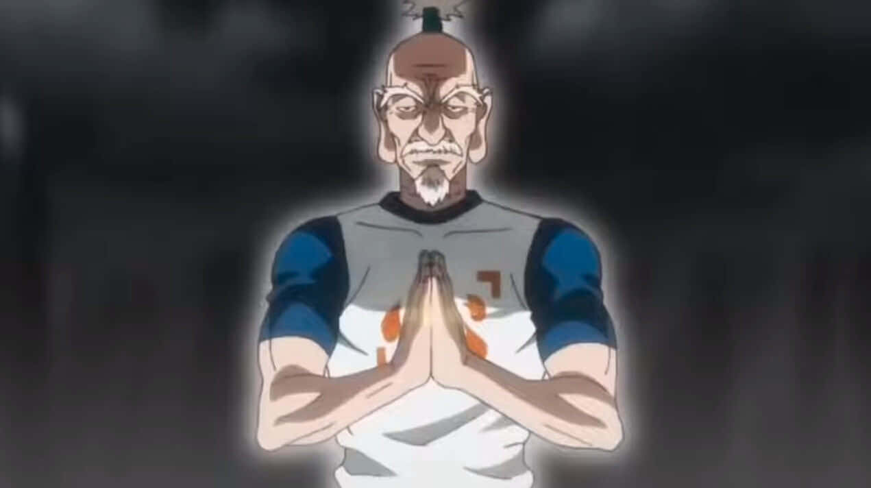 Isaac Netero, bald head, goatee, SD Desktop Wallpaper