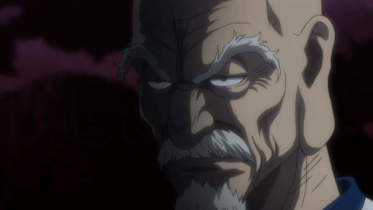 Isaac Netero, white beard, intense gaze, HD Desktop Wallpaper