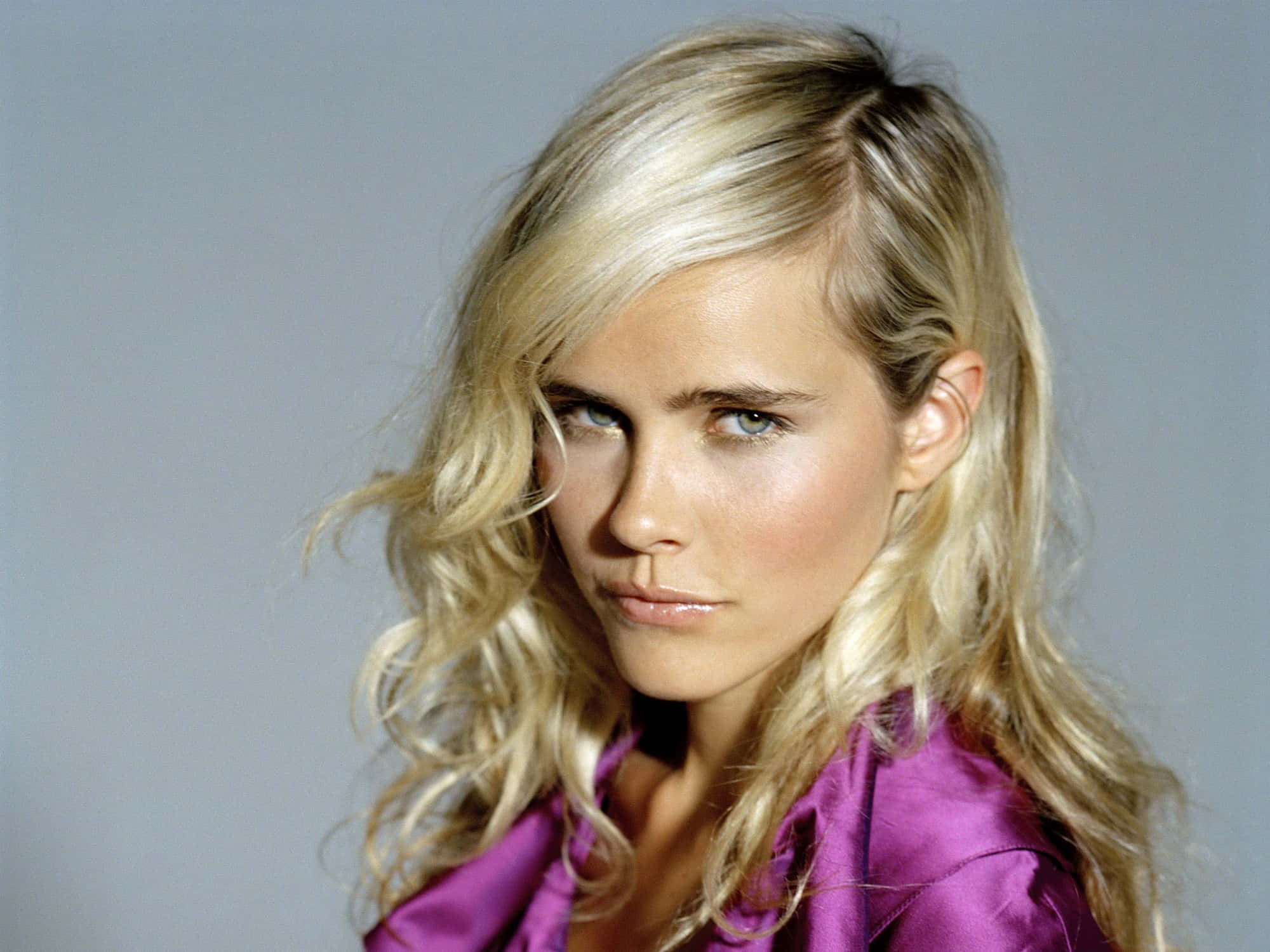 Isabel Lucas, blonde woman, intense blue eyes, Full HD Desktop Wallpaper