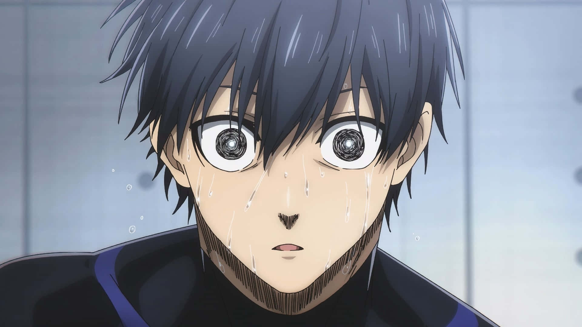 Isagi Yoichi, dark hair, wide eyes, Full HD Desktop Wallpaper