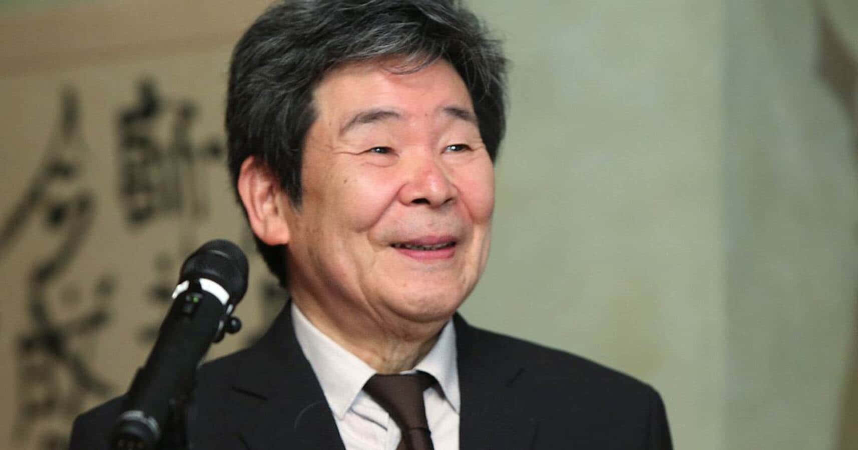 Isao Takahata, suit, microphone, HD Desktop Wallpaper