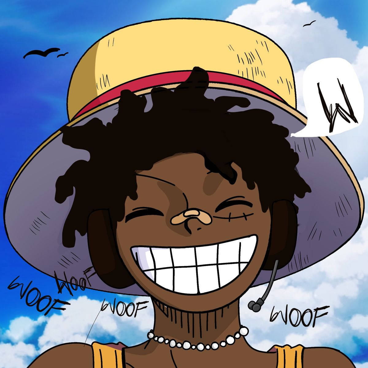 Ishowspeed, cartoon, black man, SD Desktop Wallpaper