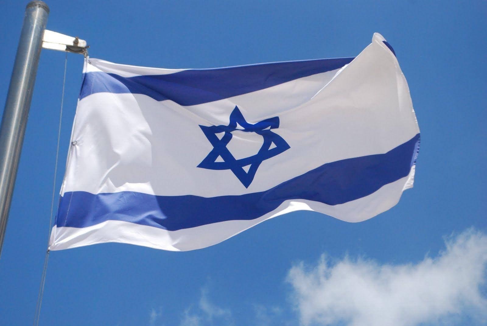 Israel Flag, blue Star of David, stripes, HD Desktop Wallpaper