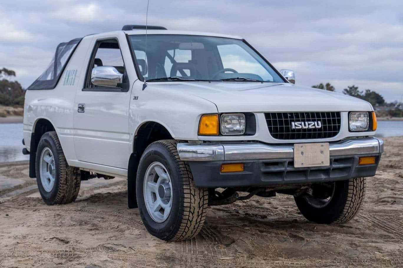 Isuzu Amigo, white, soft top, HD Desktop Wallpaper