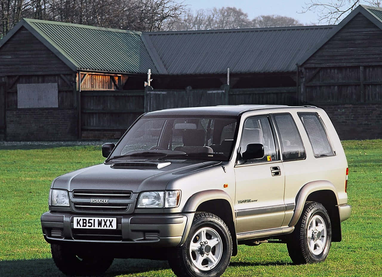 Isuzu Trooper, beige, SUV, HD Desktop Wallpaper