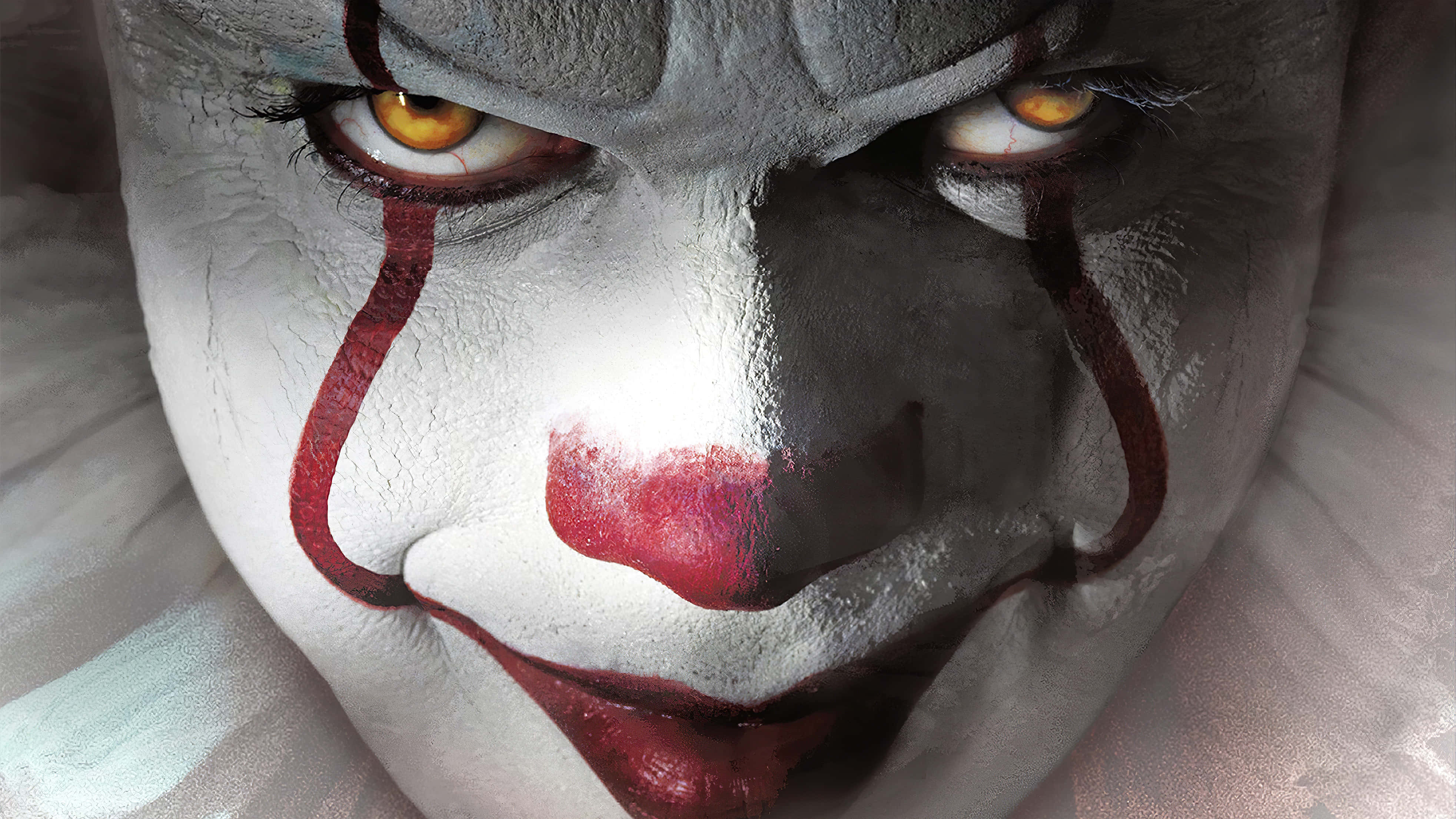 It (2017), clown, white face paint, 4K Desktop Wallpaper