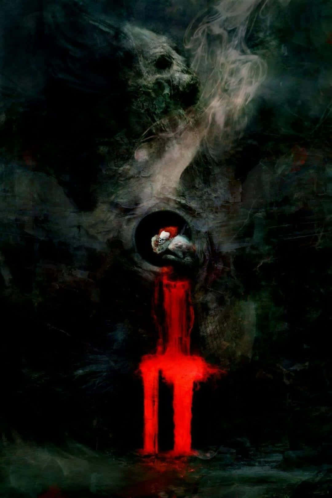 It 2017, red hat, dark tunnel, HD Phone Wallpaper