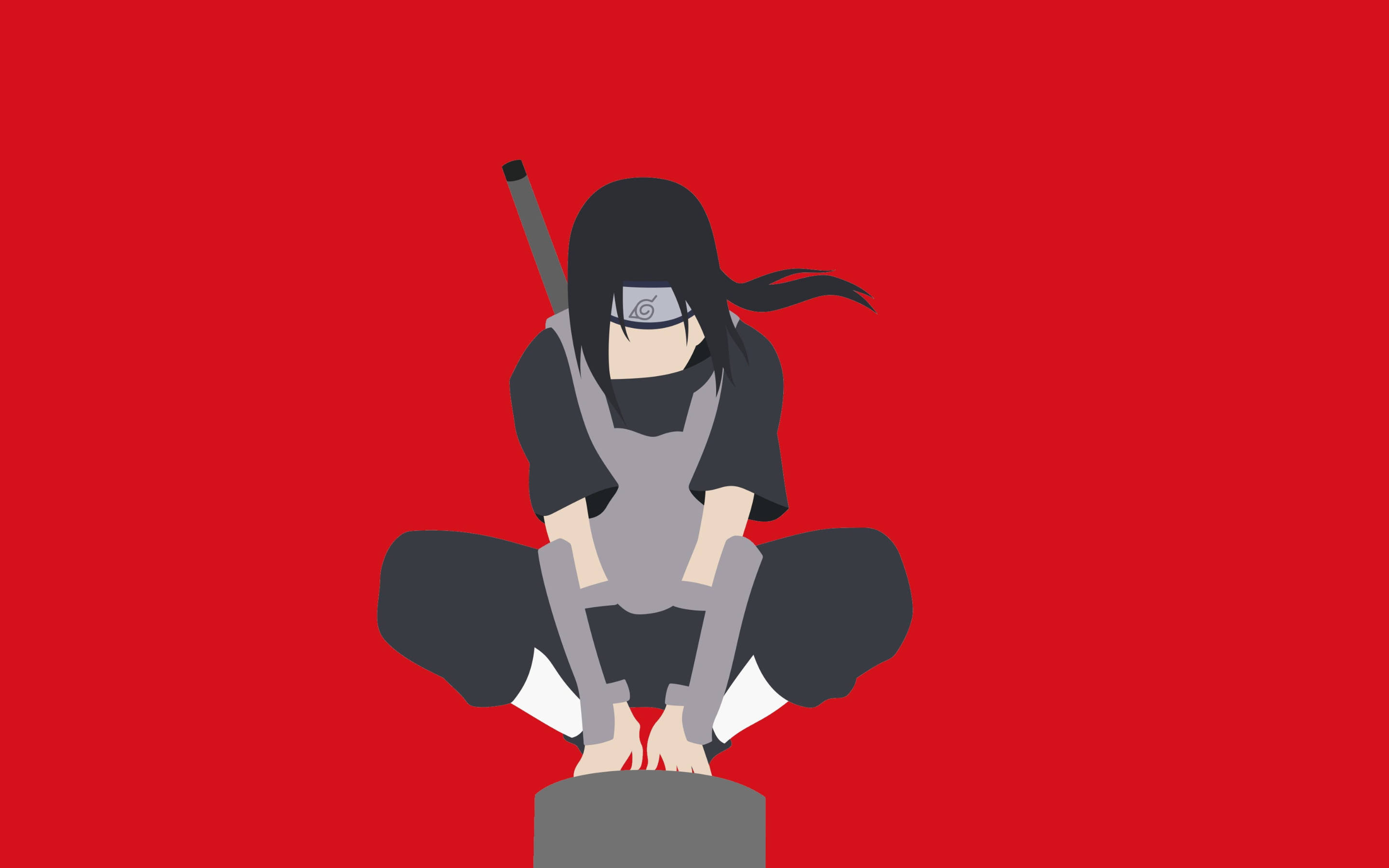 Itachi, black hair, mask, 2K Desktop Wallpaper