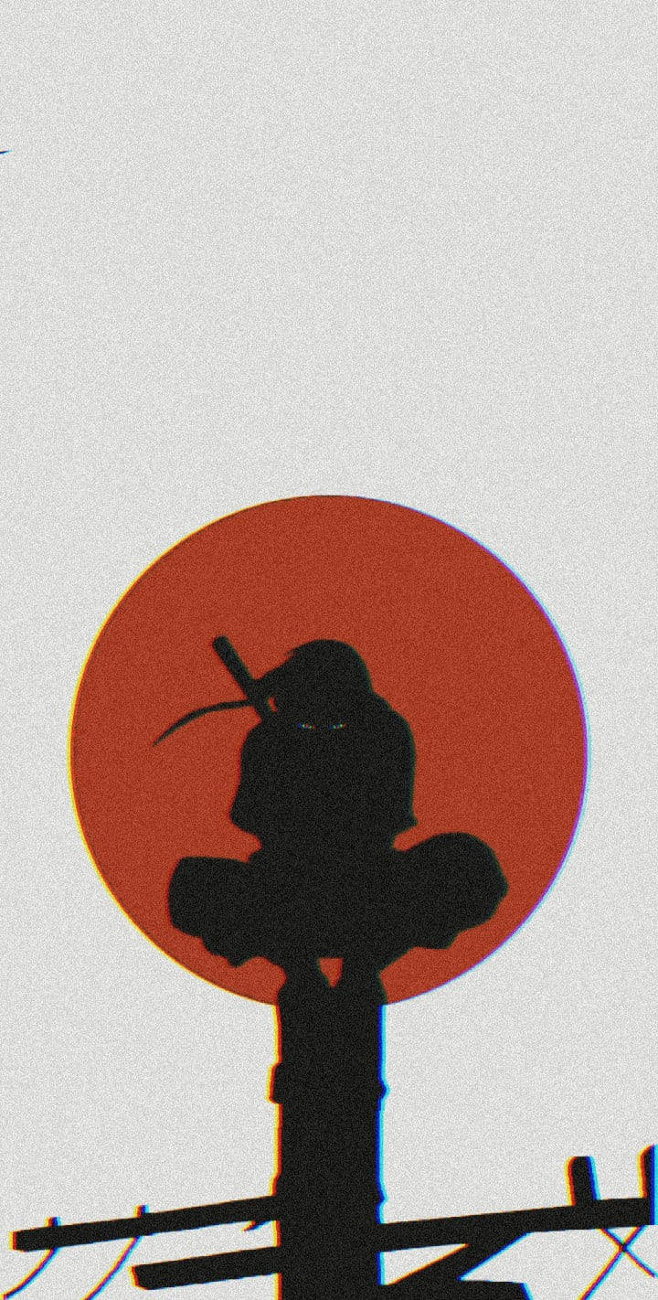 Itachi Cool, red circle, ninja, HD Phone Wallpaper