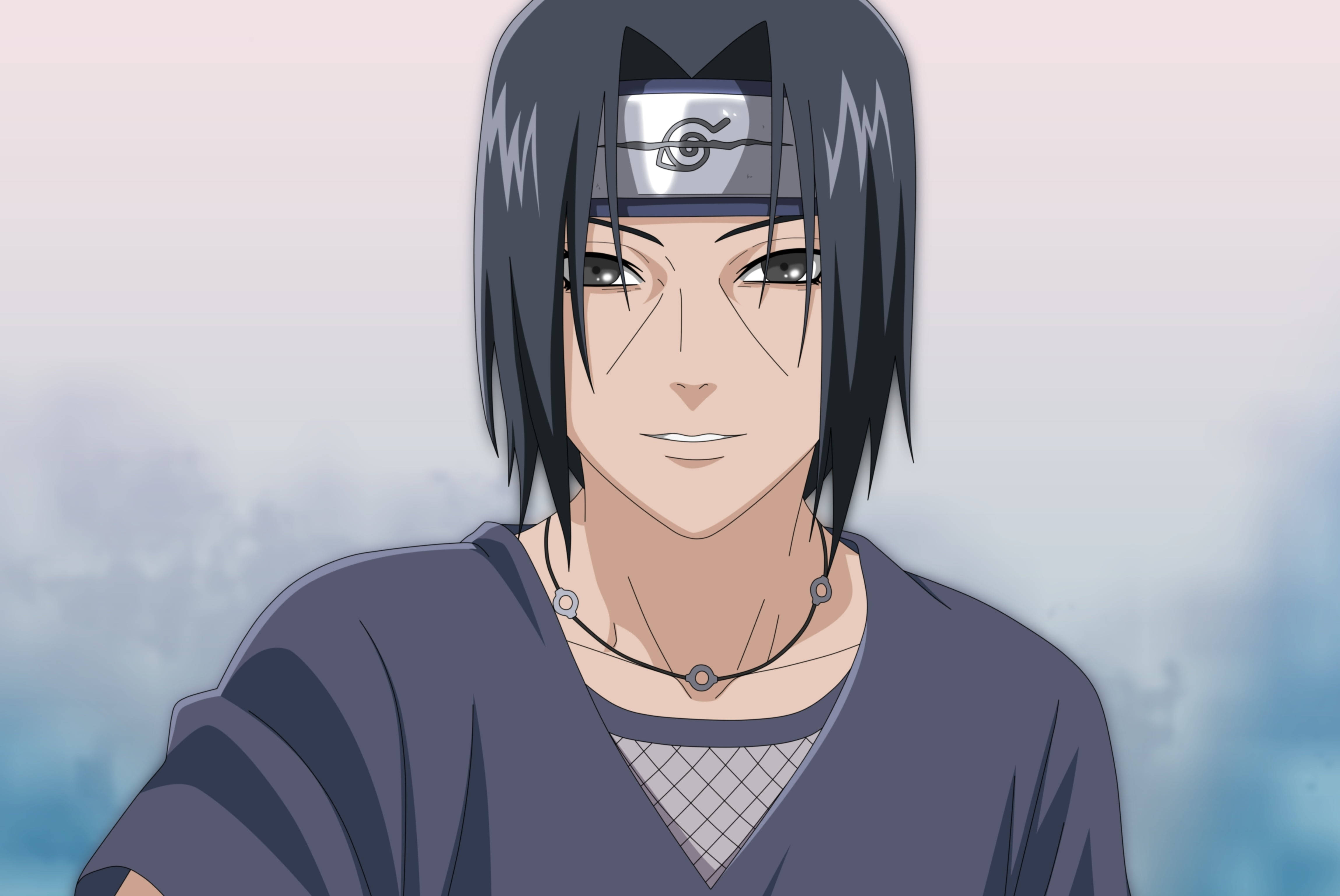 Itachi Cool, dark hair, headband, 4K Desktop Wallpaper
