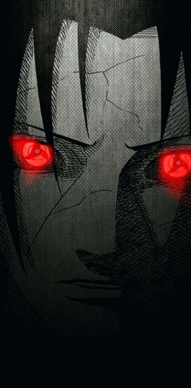 Itachi, Mangekyou Sharingan, red eyes, HD Phone Wallpaper