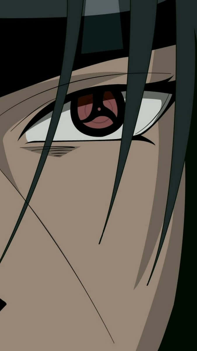 Itachi, Mangekyou Sharingan, red tomoe pattern, SD Phone Wallpaper