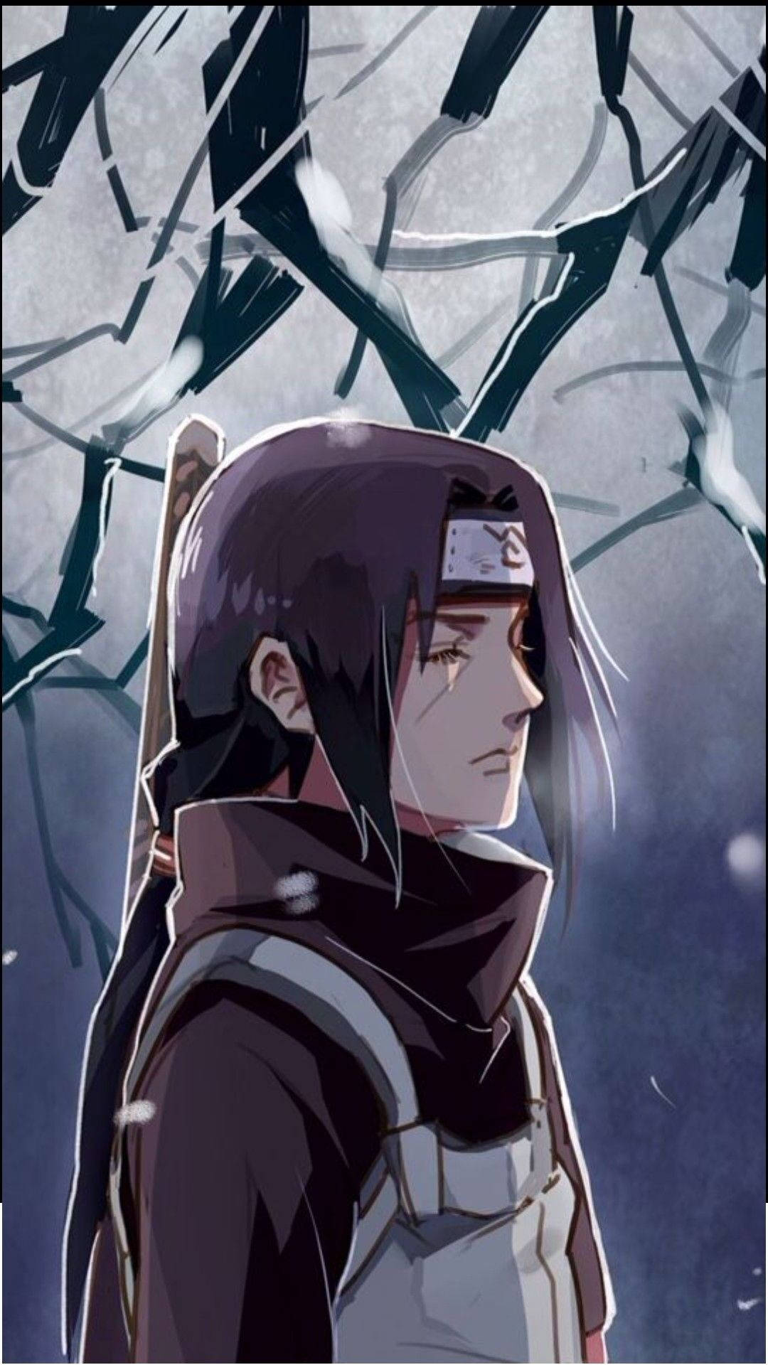 Itachi Phone, anime character, dark hair, Full HD Phone Wallpaper