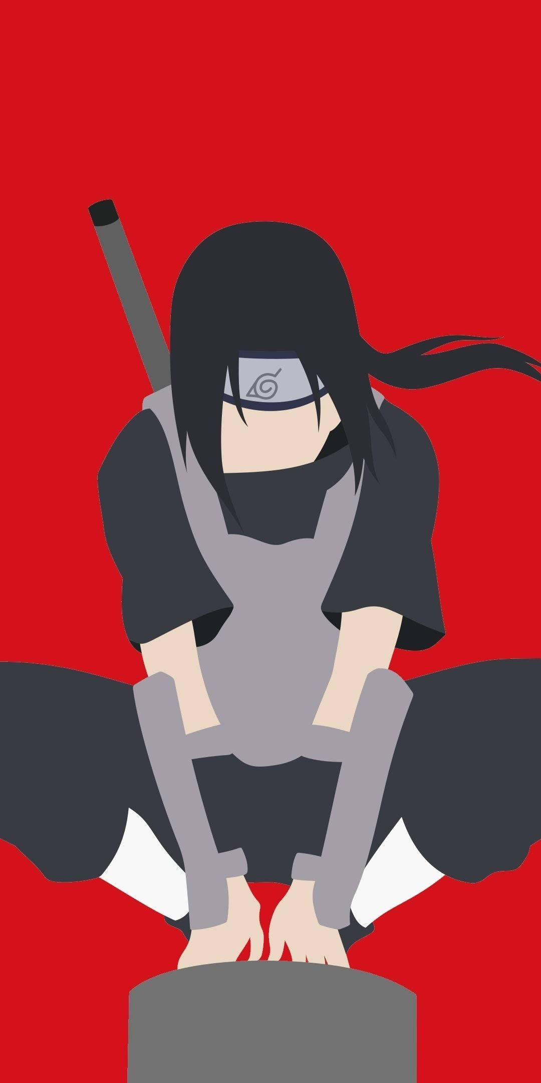 Itachi Phone, vector soldier warrior, anime ninja, Full HD Phone Wallpaper