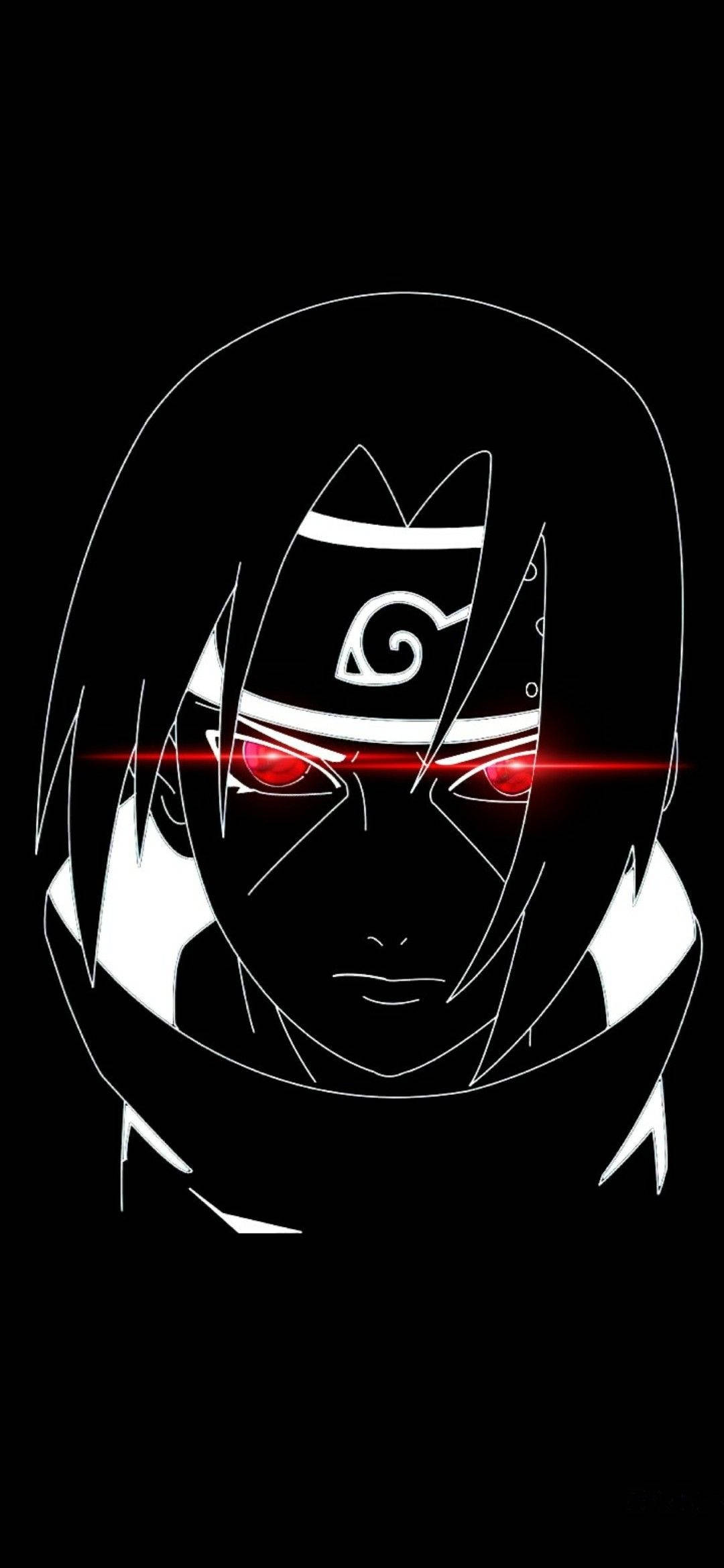 Itachi, red eyes, headband, Full HD Phone Wallpaper