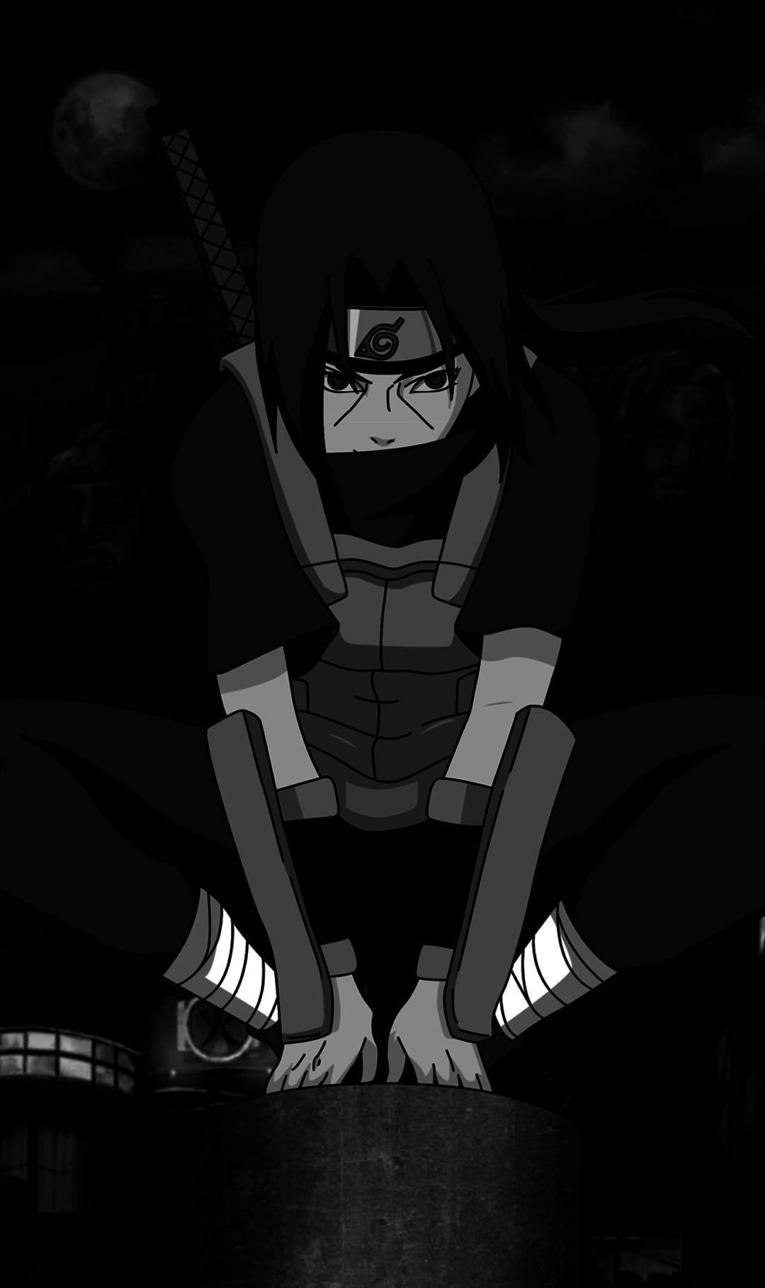 Itachi, ninja, dark gear, HD Phone Wallpaper