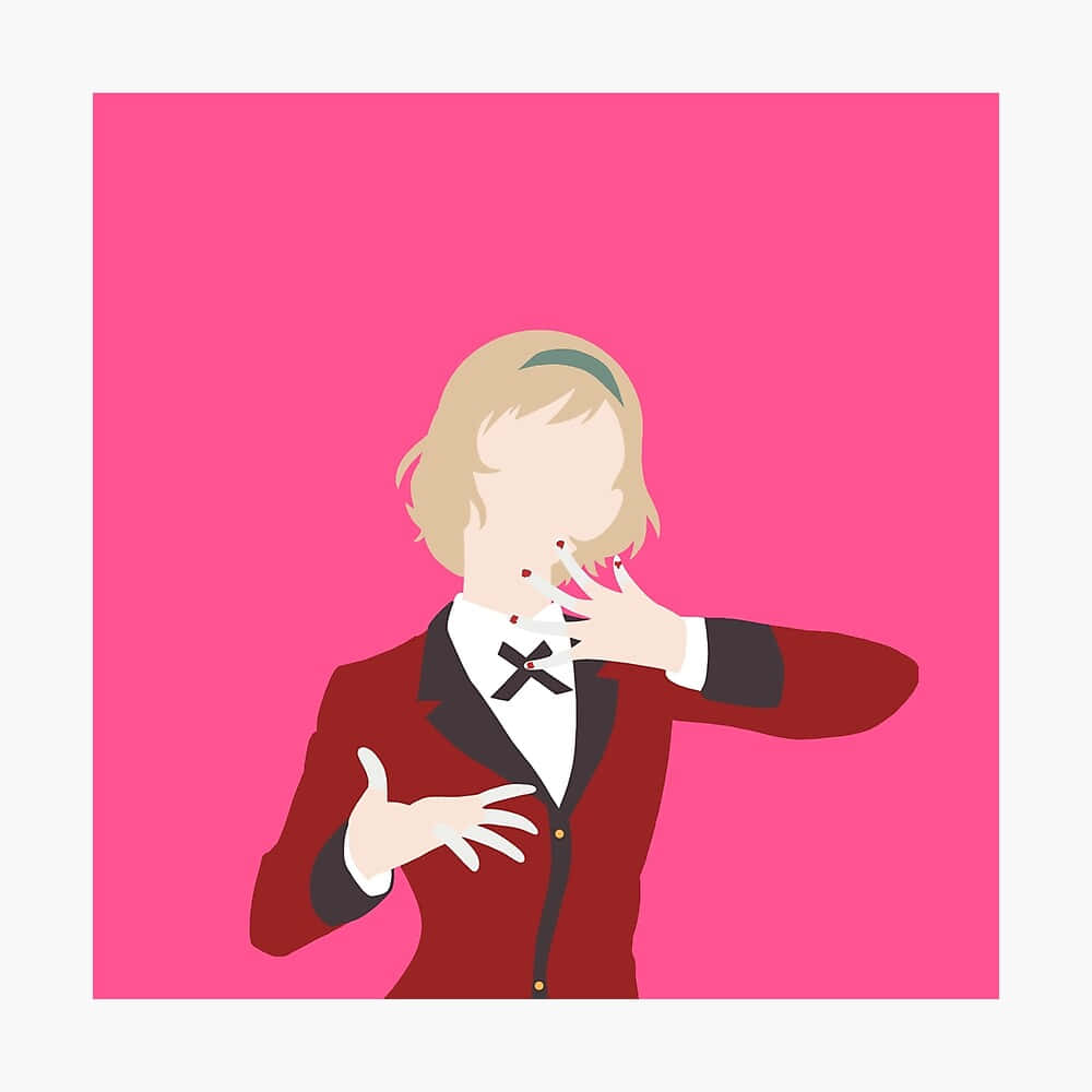 Itsuki Sumeragi, red blazer, vibrant pink background, SD Desktop Wallpaper