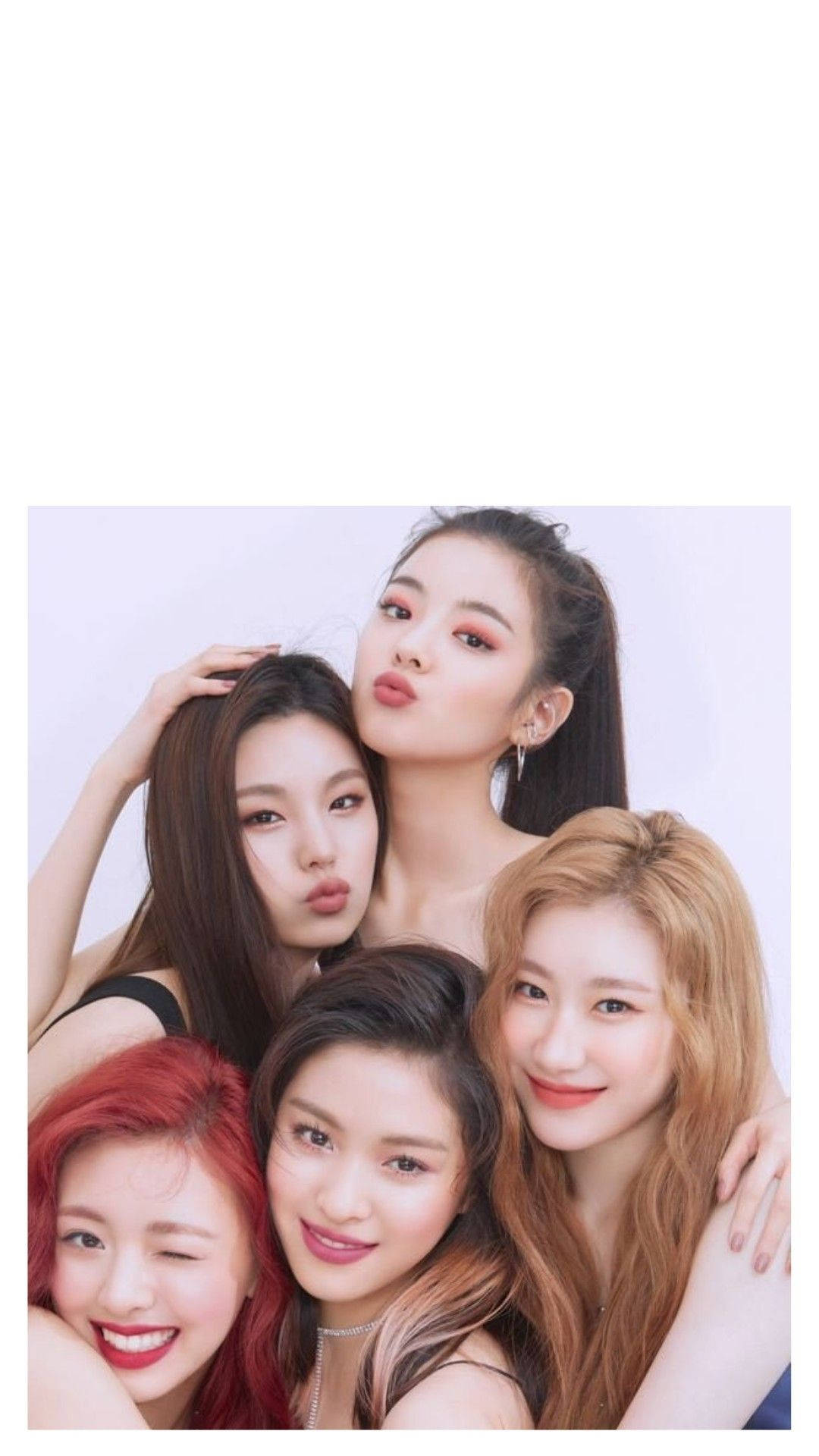 ITZY, magazine cover, five young women, Full HD Phone Wallpaper