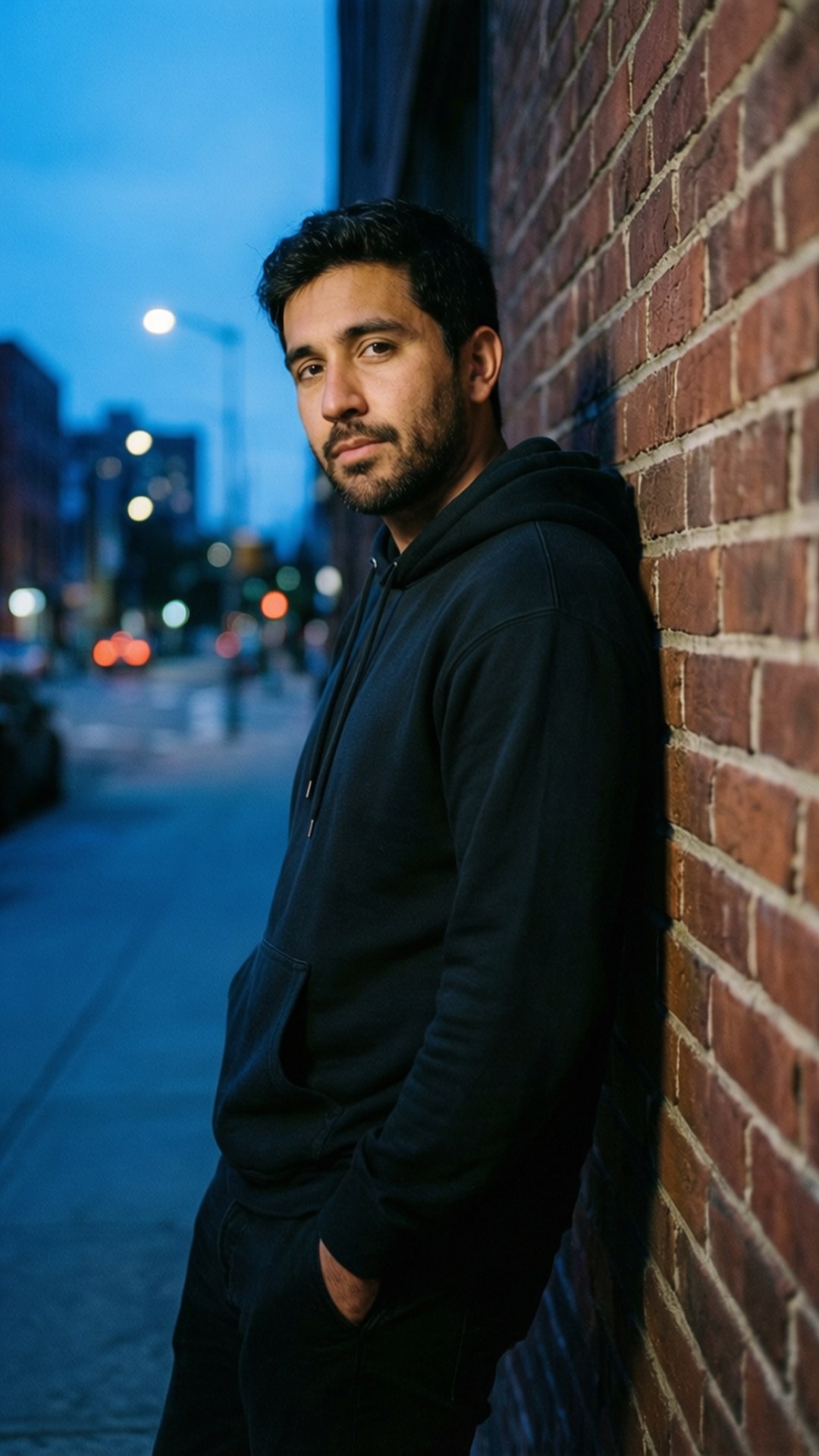 Ivan Cornejo, street style portrait, twilight, Full HD Phone Wallpaper