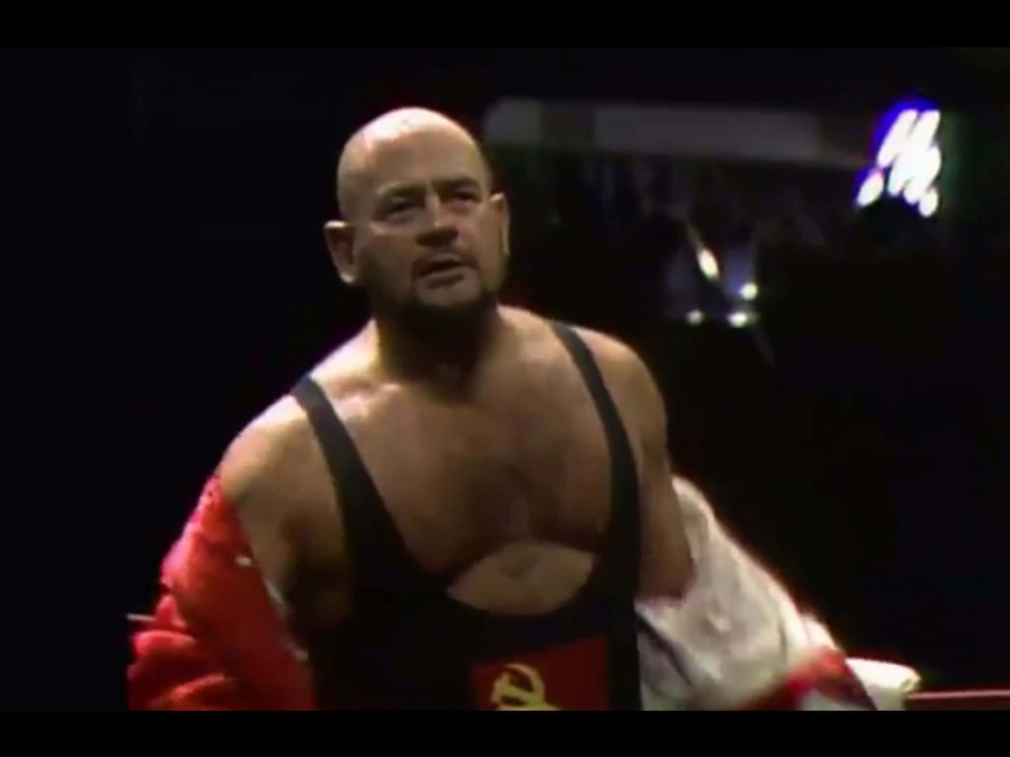 Ivan Koloff, black singlet, red accents, Full HD Desktop Wallpaper