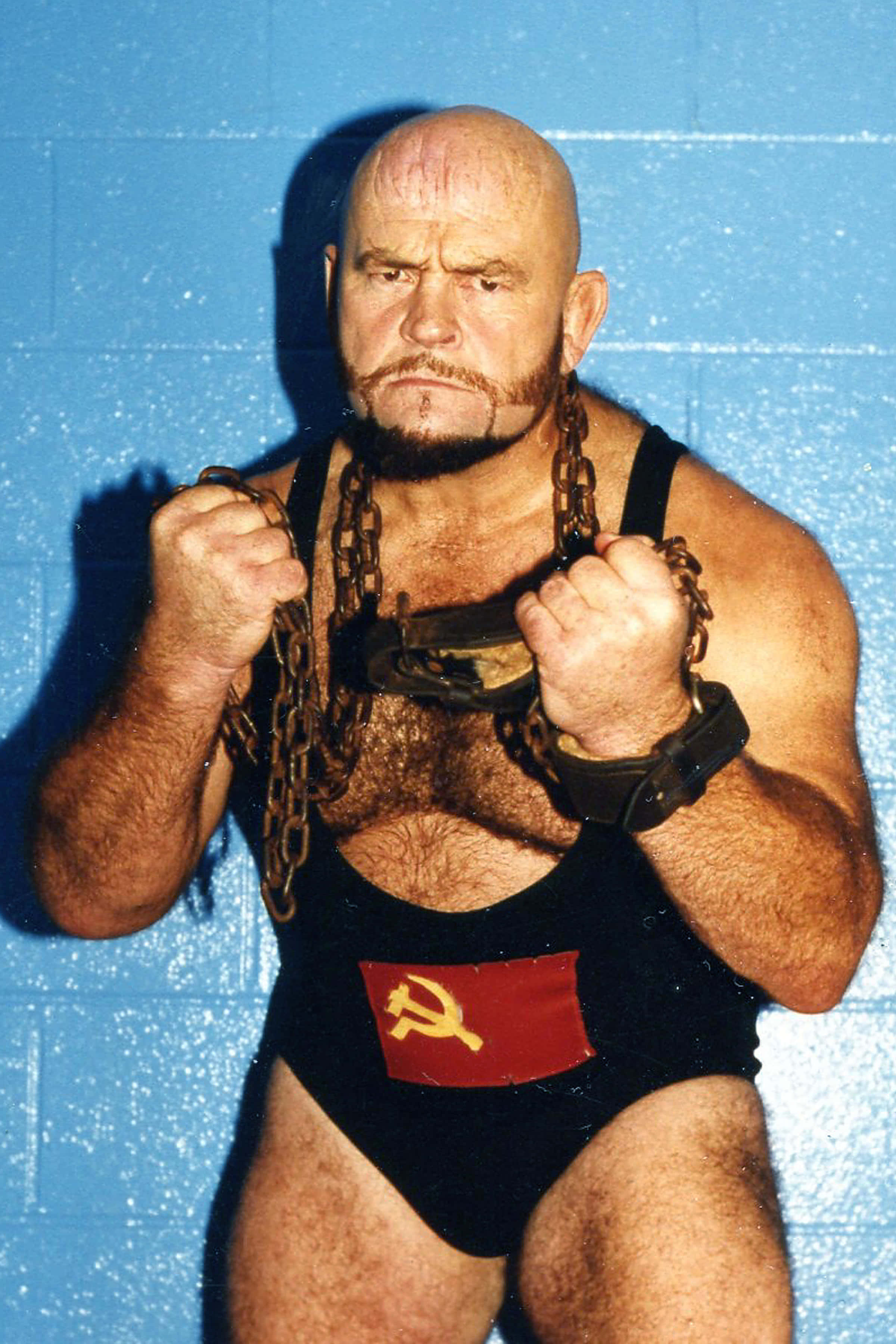 Ivan Koloff, black singlet, red hammer and sickle patch, 2K Phone Wallpaper