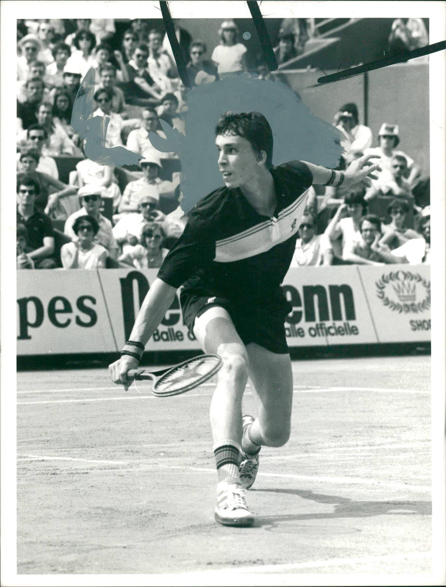 Ivan Lendl, tennis player, sunlit court, Full HD Phone Wallpaper