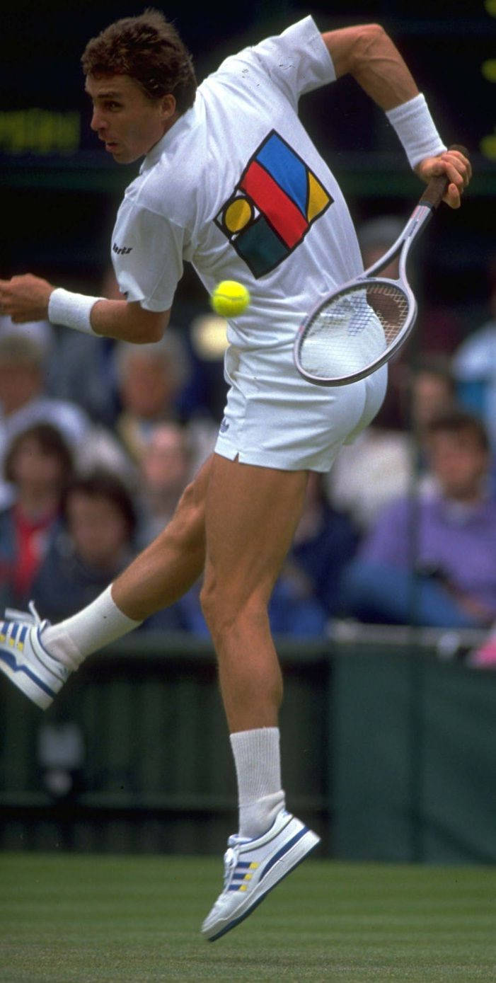 Ivan Lendl, tennis player, grass court, HD Phone Wallpaper