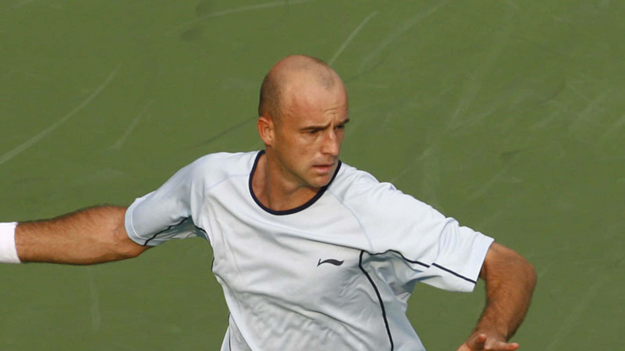Ivan Ljubicic, light gray shirt, black trim, Full HD Desktop Wallpaper