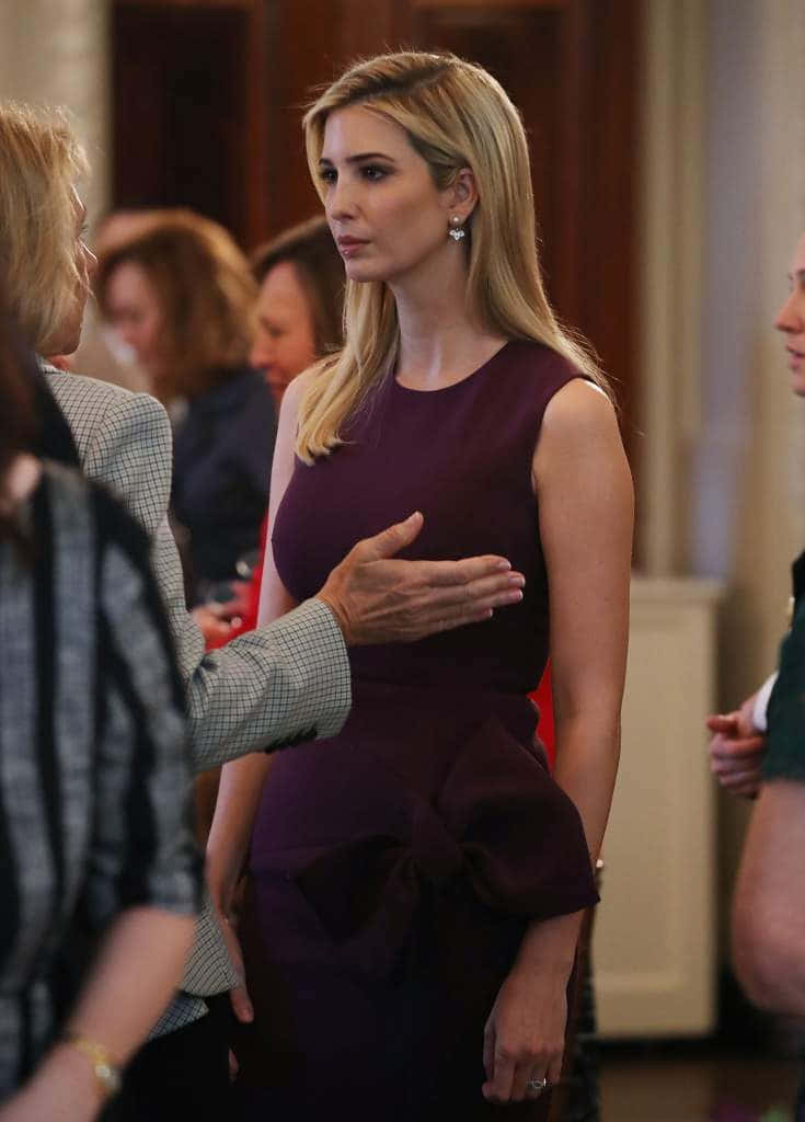 Ivana Trump, purple dress, sleeveless dress, SD Phone Wallpaper