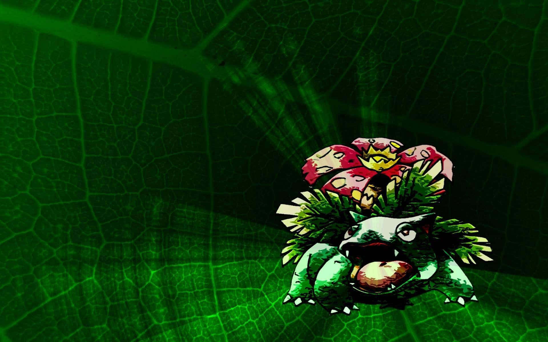 Ivysaur, green, flower on its back, Full HD Desktop Wallpaper