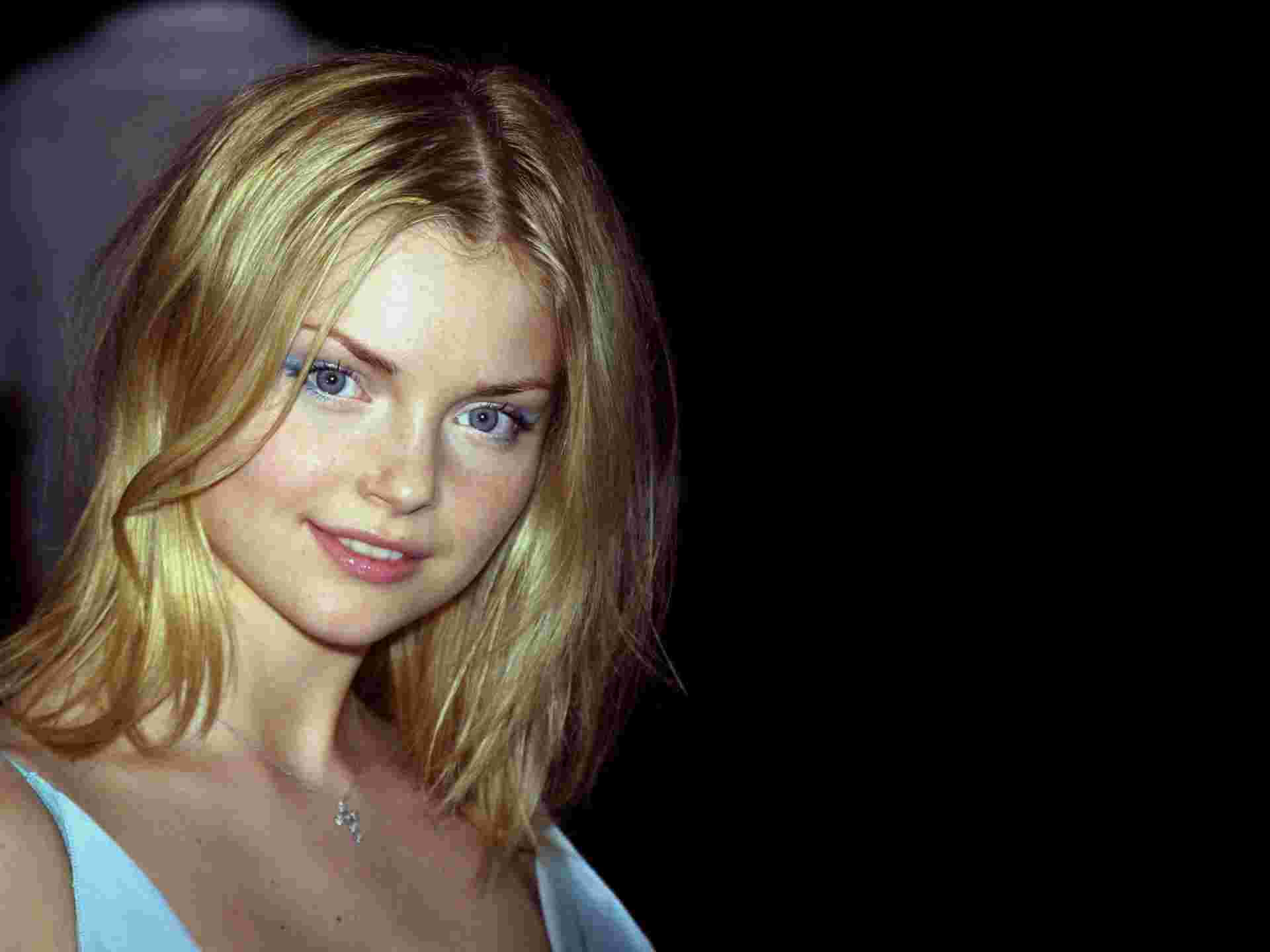 Izabella Miko, blonde hair, blue eyes, Full HD Desktop Wallpaper