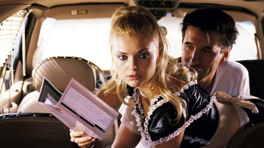 Izabella Miko, maid outfit, menu, SD Desktop Wallpaper