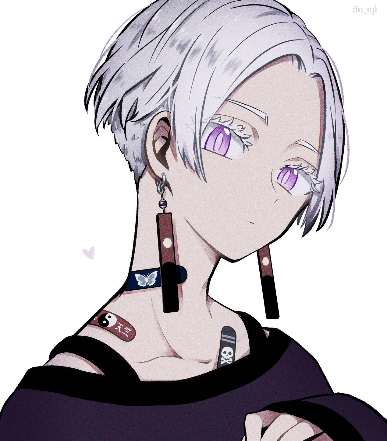 Izana Kurokawa, silver hair, purple eyes, HD Phone Wallpaper