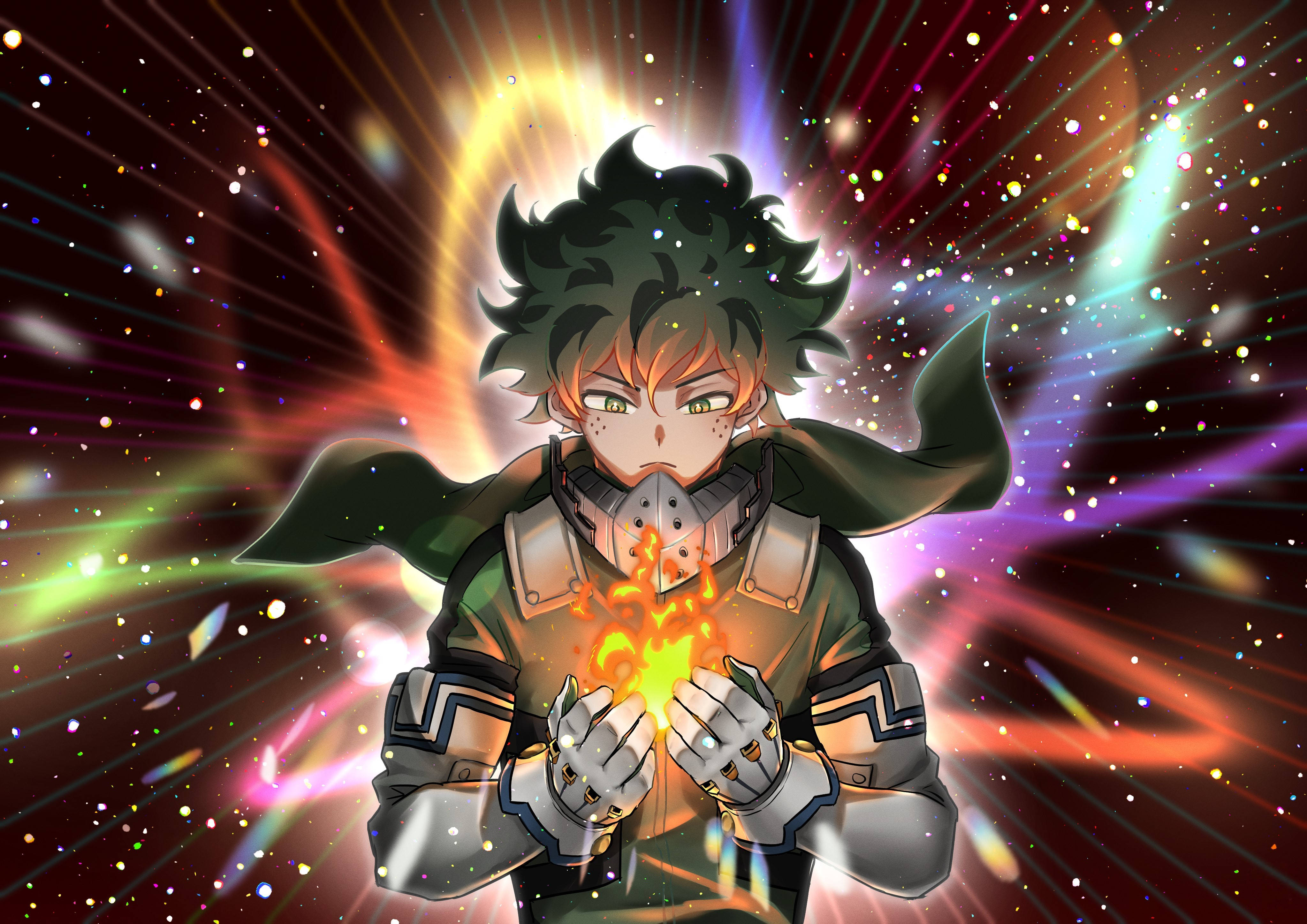 Izuku Midoriya, 4K, green hair, 4K Desktop Wallpaper