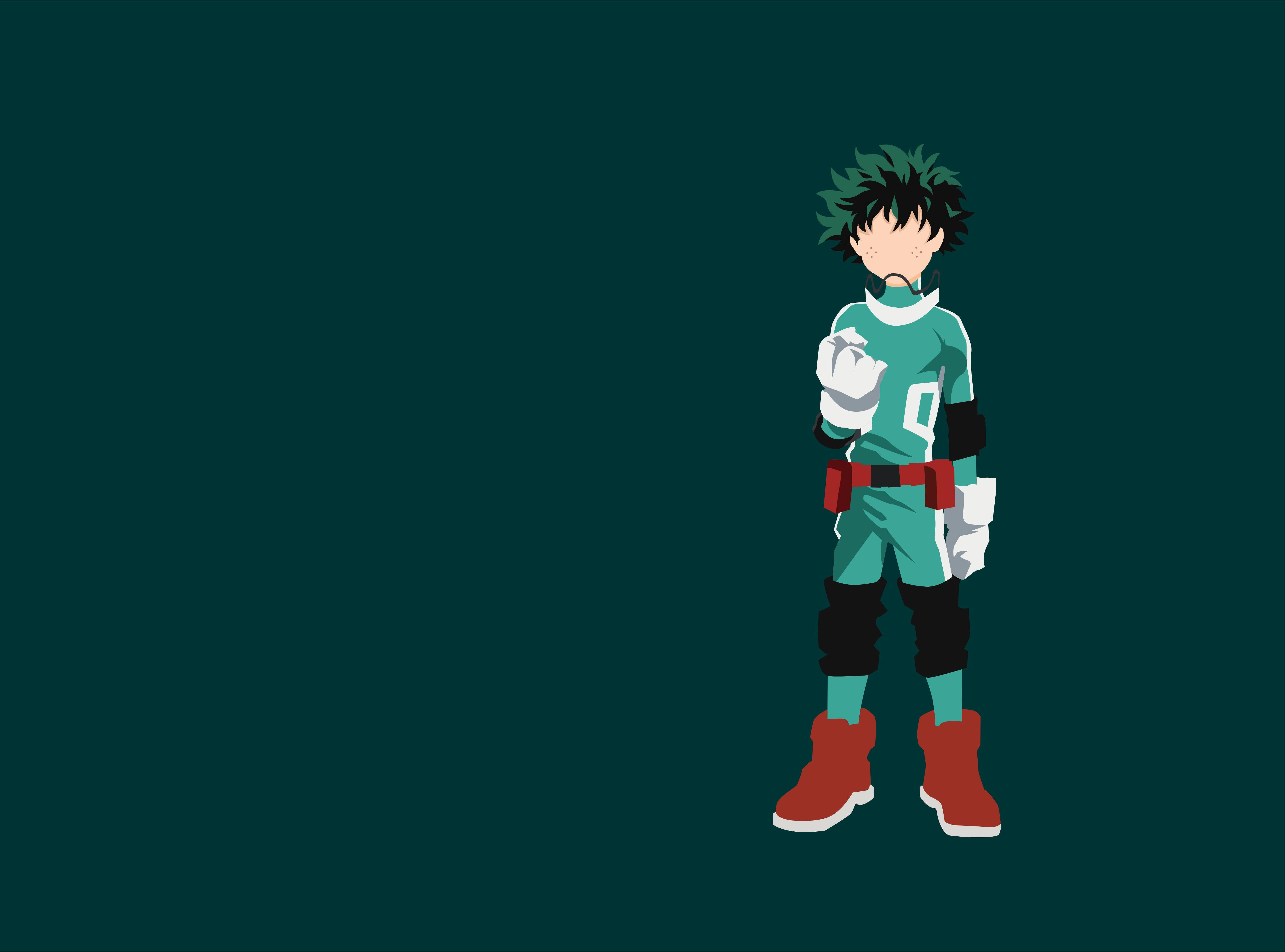 Izuku Midoriya, 4K, green hair, 5K Desktop Wallpaper