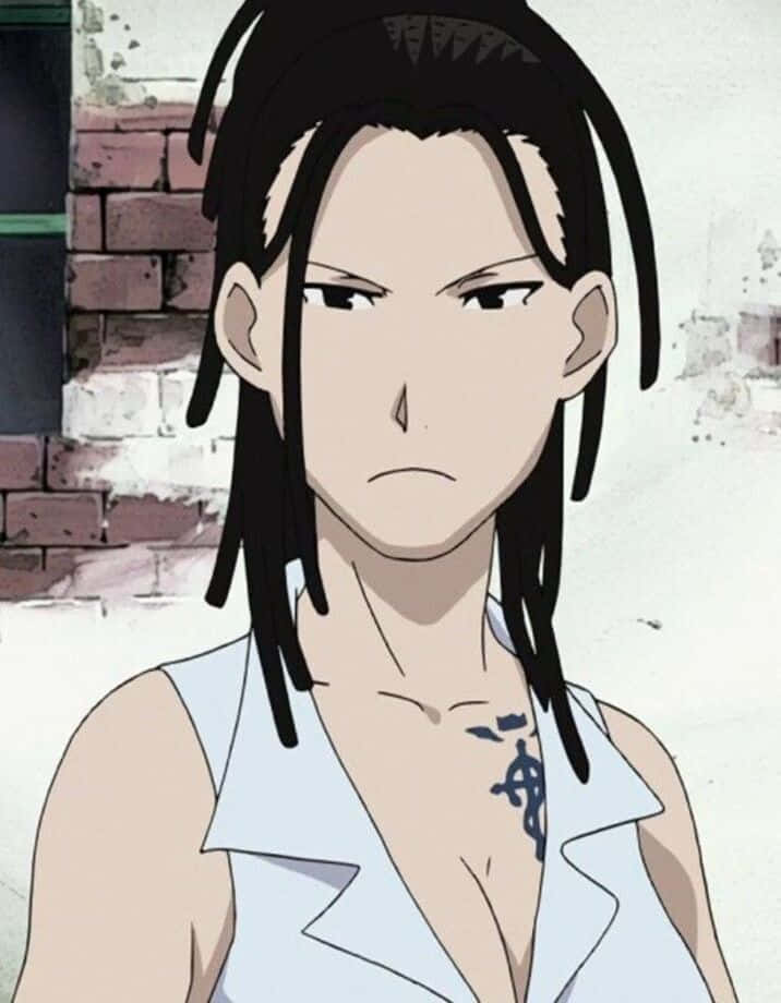 Izumi Curtis, black dreadlocks, stern expression, SD Phone Wallpaper