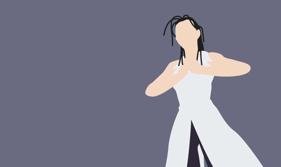 Izumi Curtis, white dress, black hair, SD Desktop Wallpaper