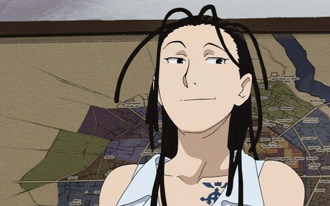 Izumi Curtis, long black dreadlocks, blue tattoo, SD Desktop Wallpaper