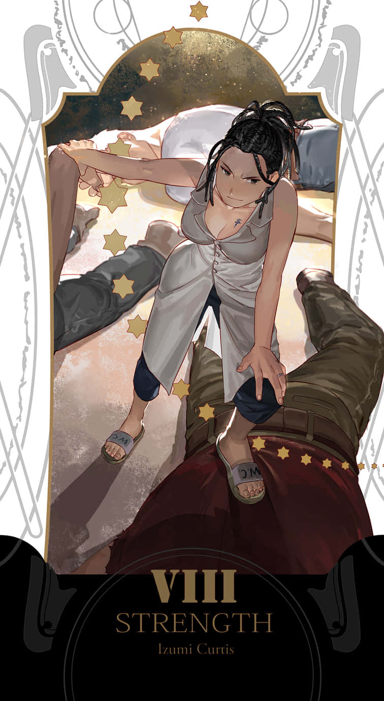 Izumi Curtis, golden stars, ornate archway, HD Phone Wallpaper