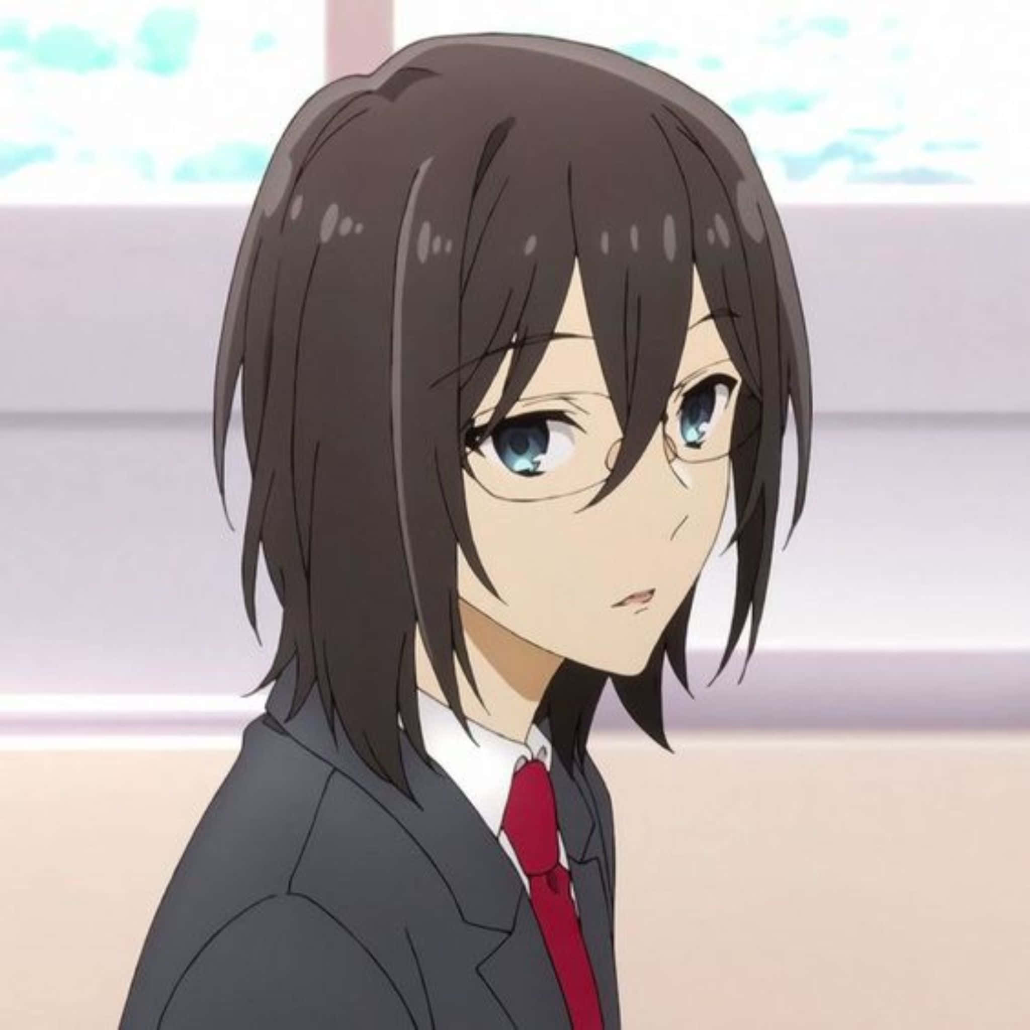 Izumi Miyamura, anime girl, dark hair, Full HD Desktop Wallpaper