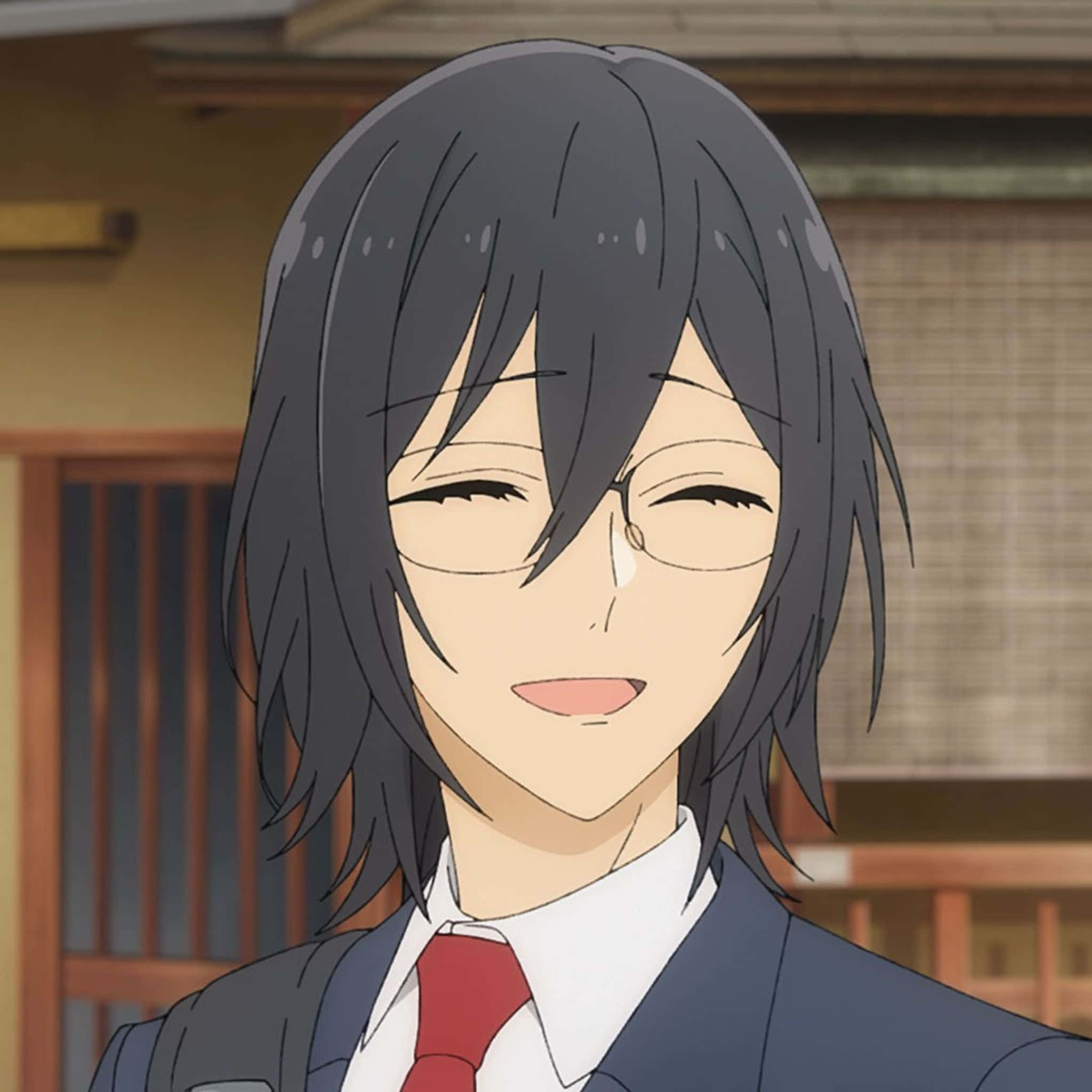 Izumi Miyamura, smiling, anime boy, Full HD Desktop Wallpaper