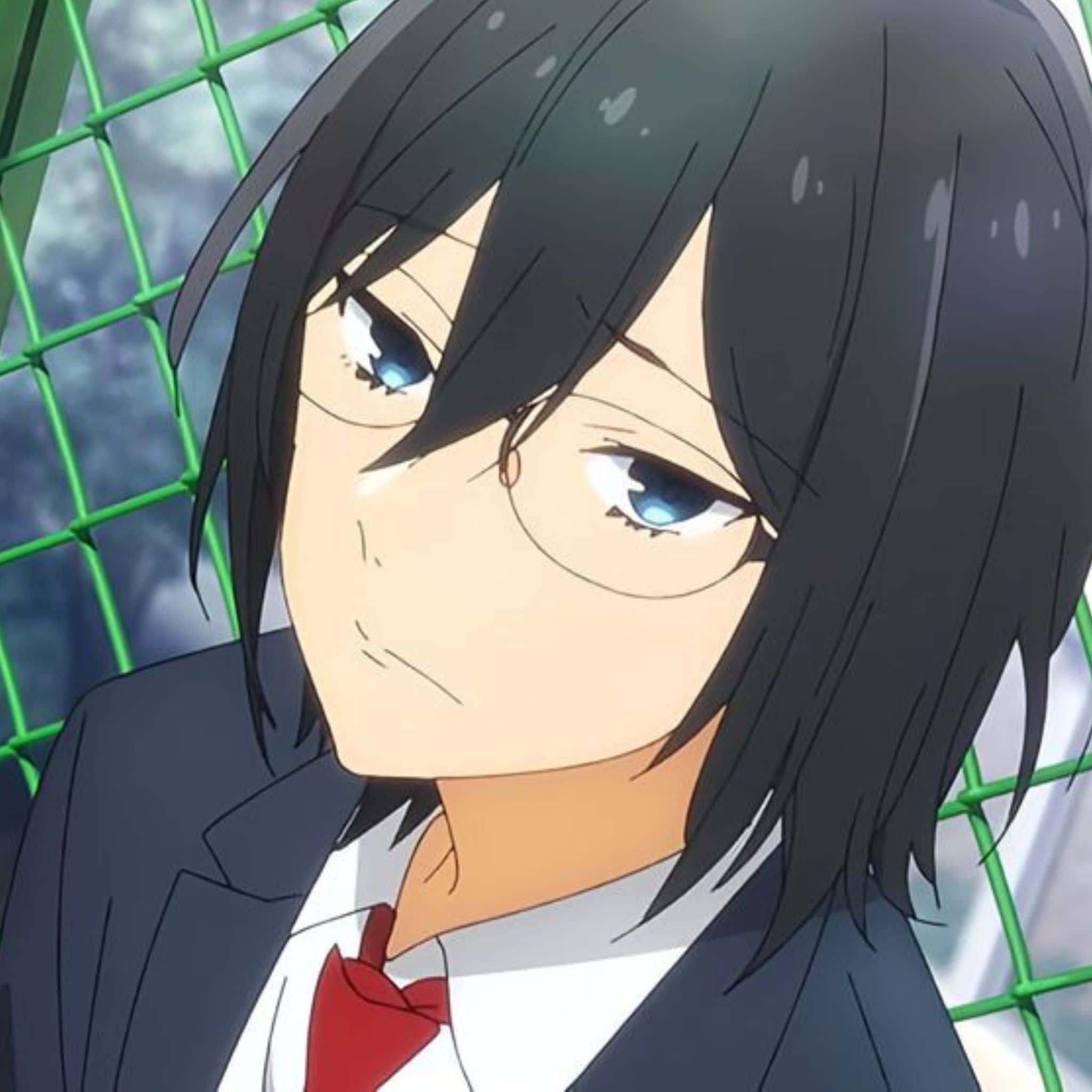 Izumi Miyamura, black hair, blue eyes, Full HD Desktop Wallpaper