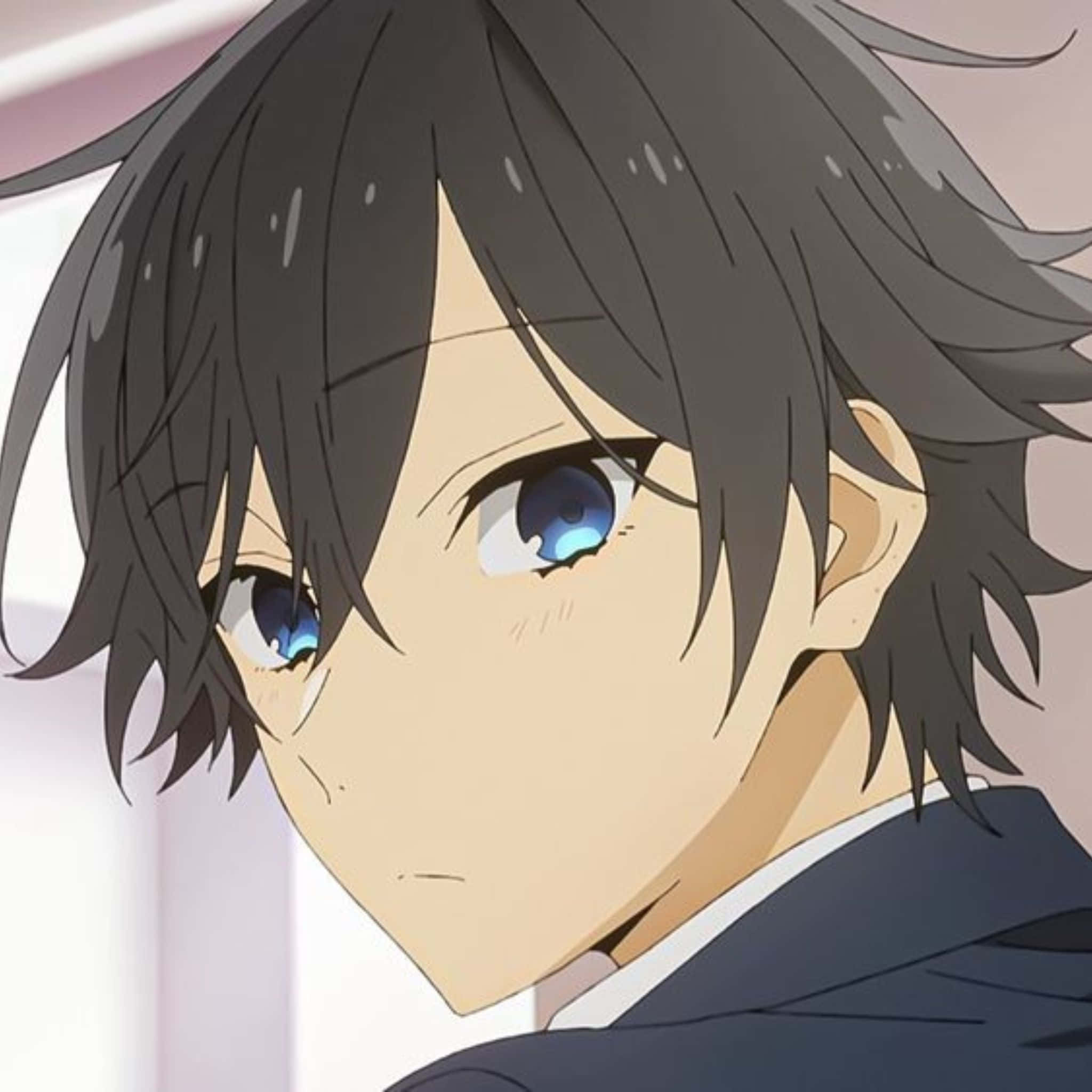 Izumi Miyamura, anime boy, messy dark hair, Full HD Desktop Wallpaper