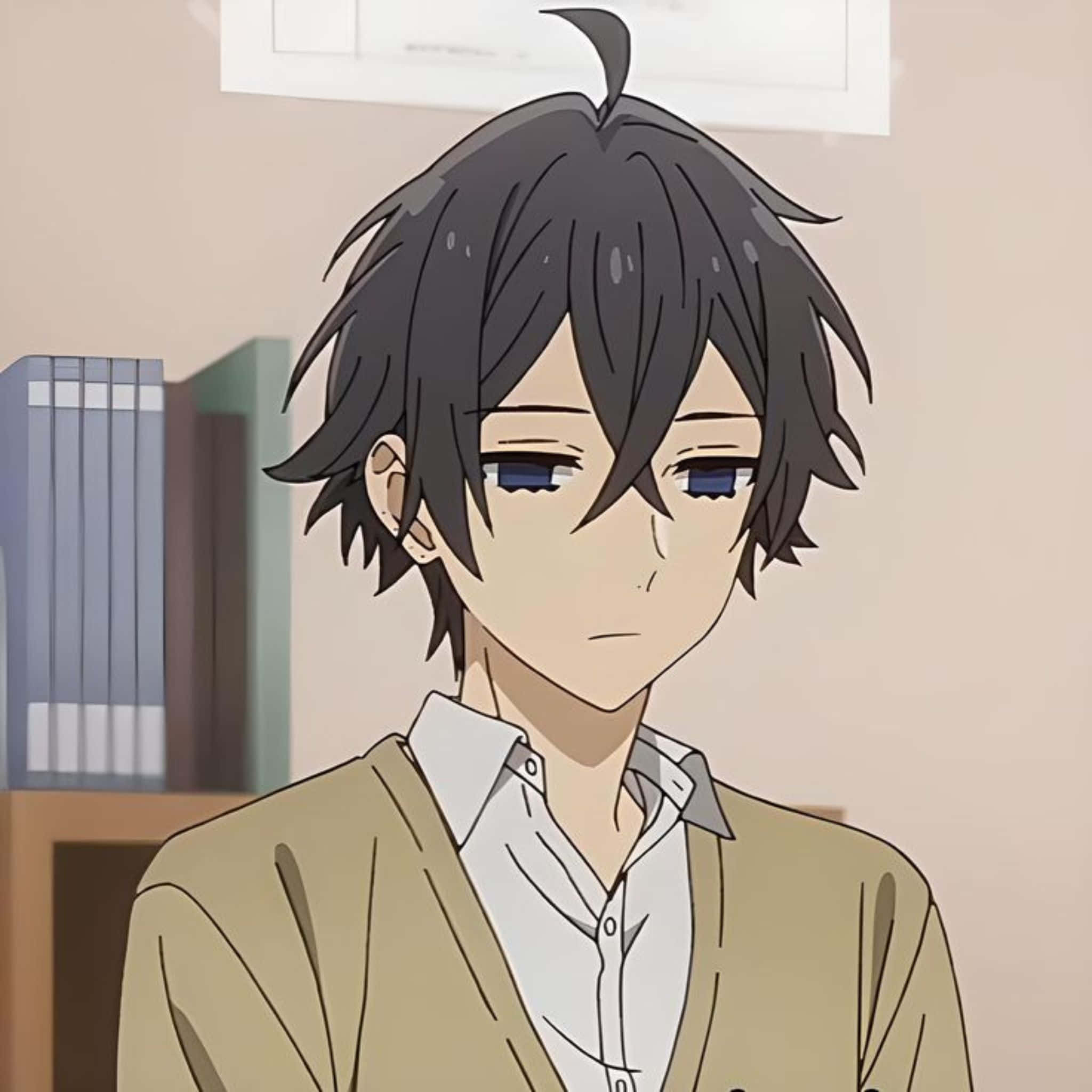 Izumi Miyamura, anime, beige cardigan, Full HD Desktop Wallpaper