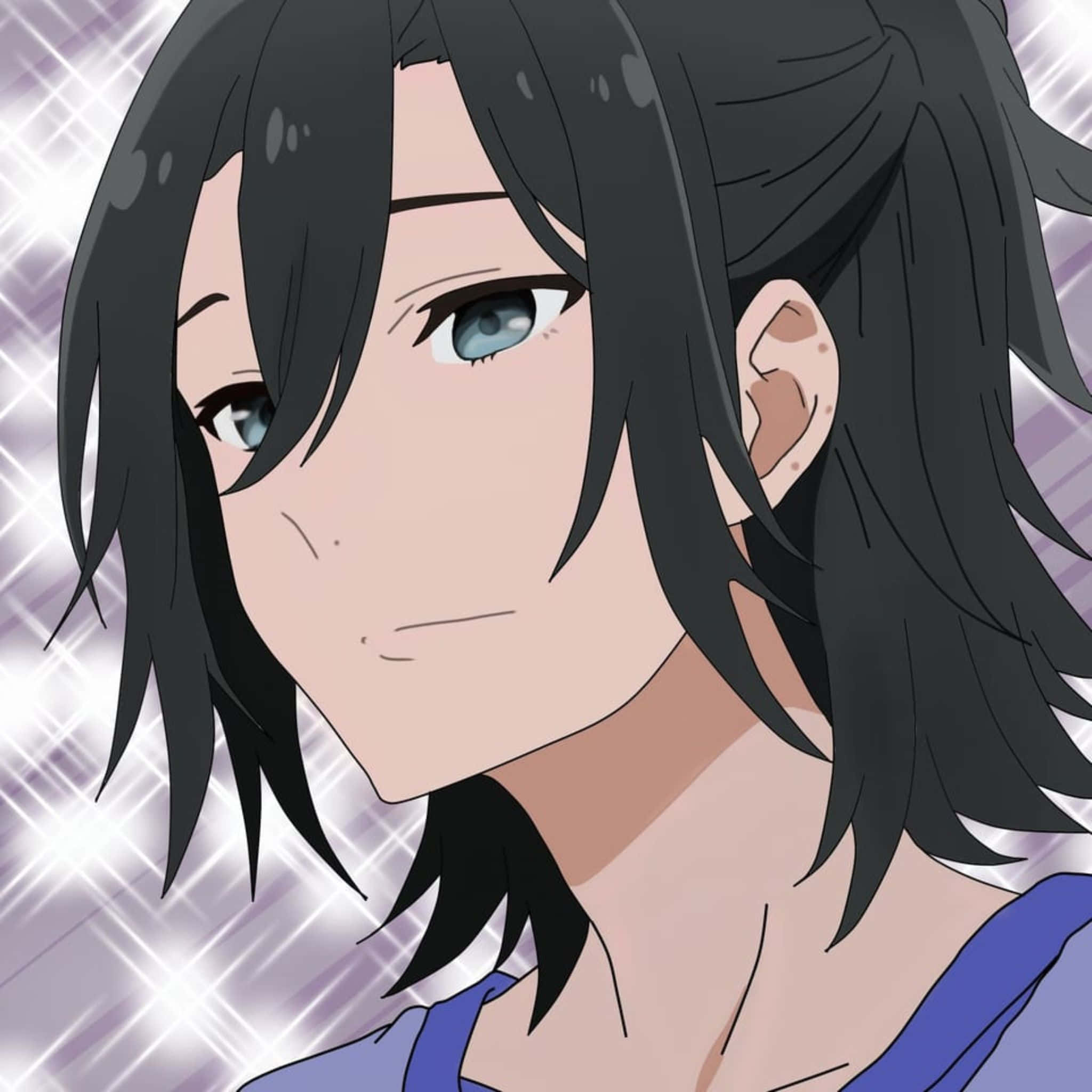 Izumi Miyamura, anime portrait, black hair, Full HD Desktop Wallpaper