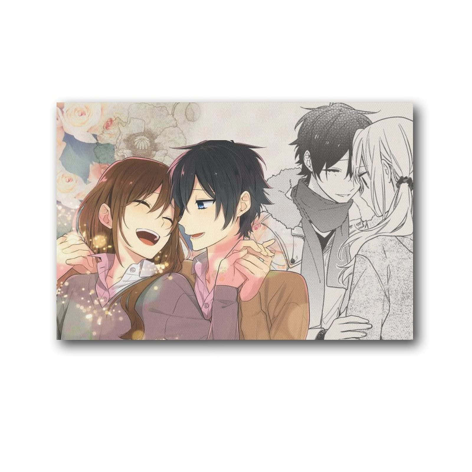 Miyamura Izumi, a silent strength, soft pastel flowers, HD Desktop Wallpaper