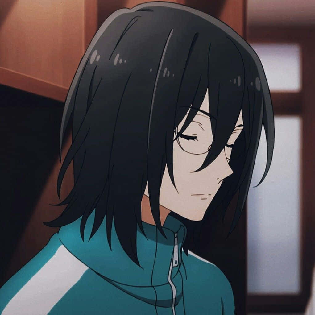 Izumi Miyamura, black hair, glasses, SD Desktop Wallpaper